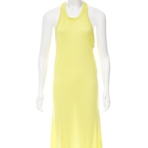 T by Alexander Wang Yellow Racerback Dress